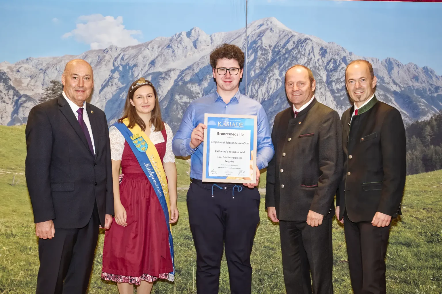 Bronzemedaille Bergkäse - Katharin's Bergkäse mild - Bergkäserei Schoppenau EGen