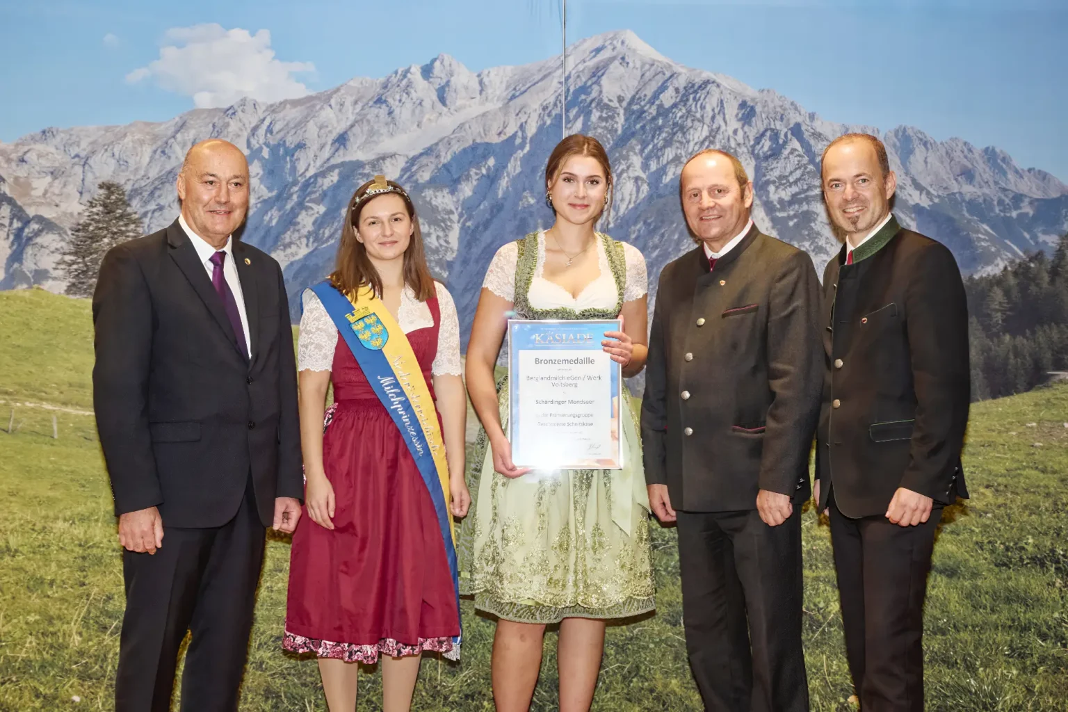 Bronzemedaille Geschmierte Schnittkäse - Schärdinger Mondseer - Berglandmilch EGen Werk Voitsberg