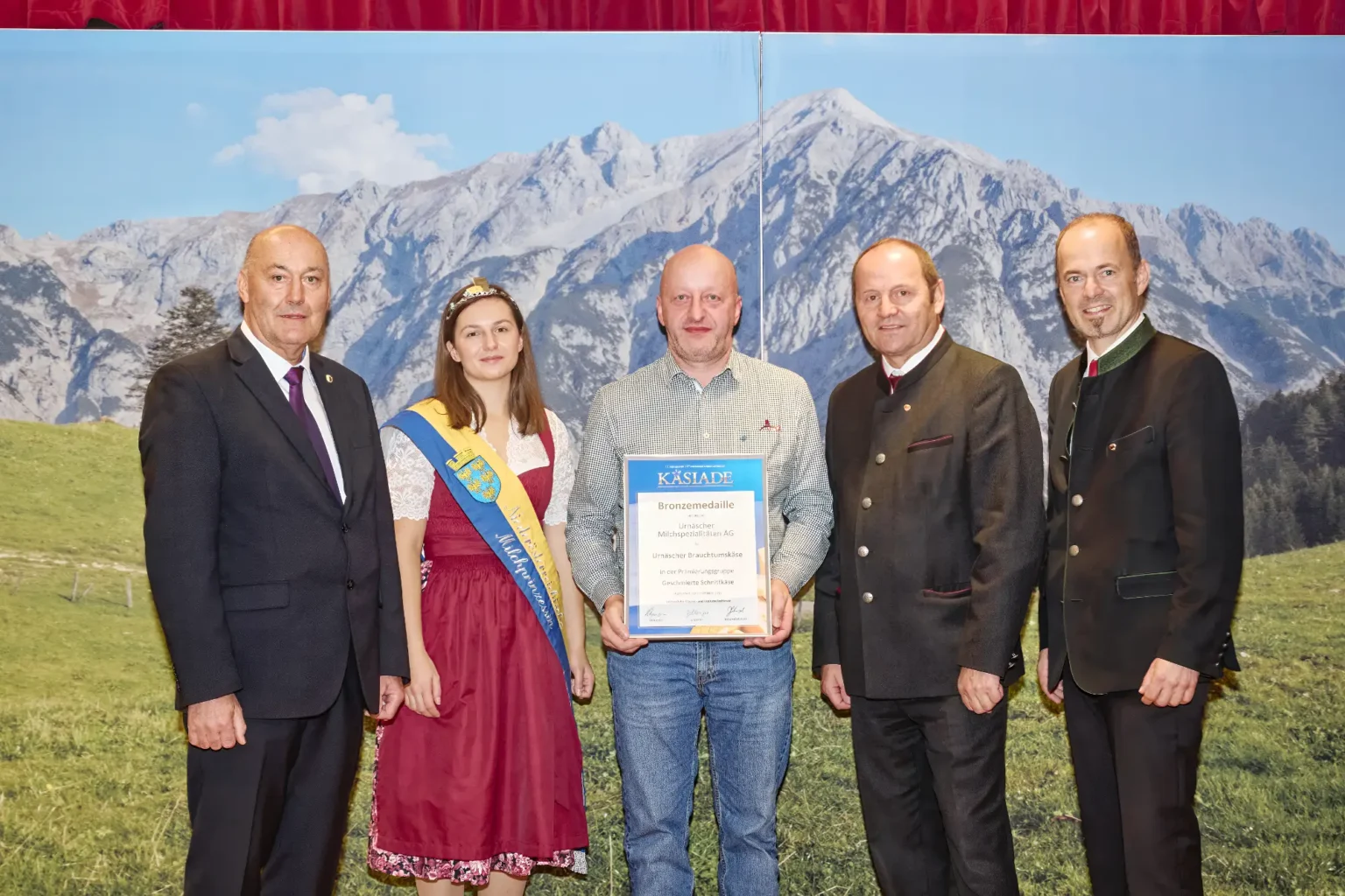 Bronzemedaille Geschmierte Schnittkäse - Urnäscher Brauchtumskäse - Urnäscher Milchspezialitäten AG