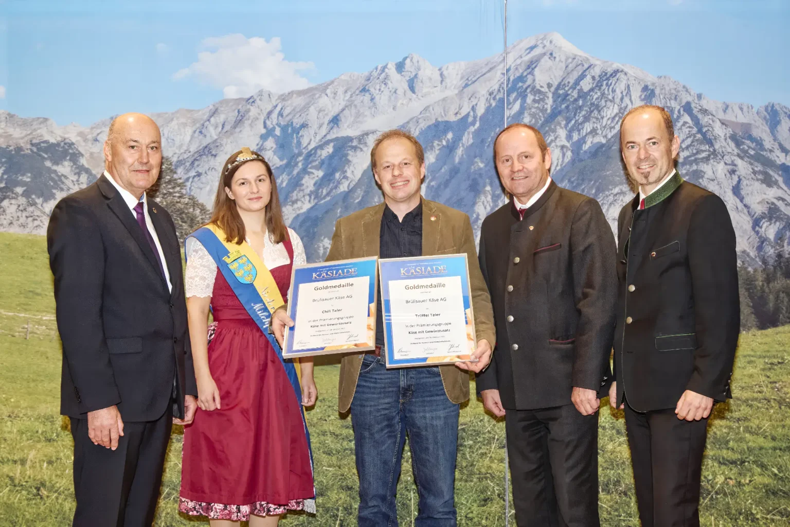 Goldmedaille Käse mit Gewürzzusatz - Trüffel Taler - Brülisauer Käse AG