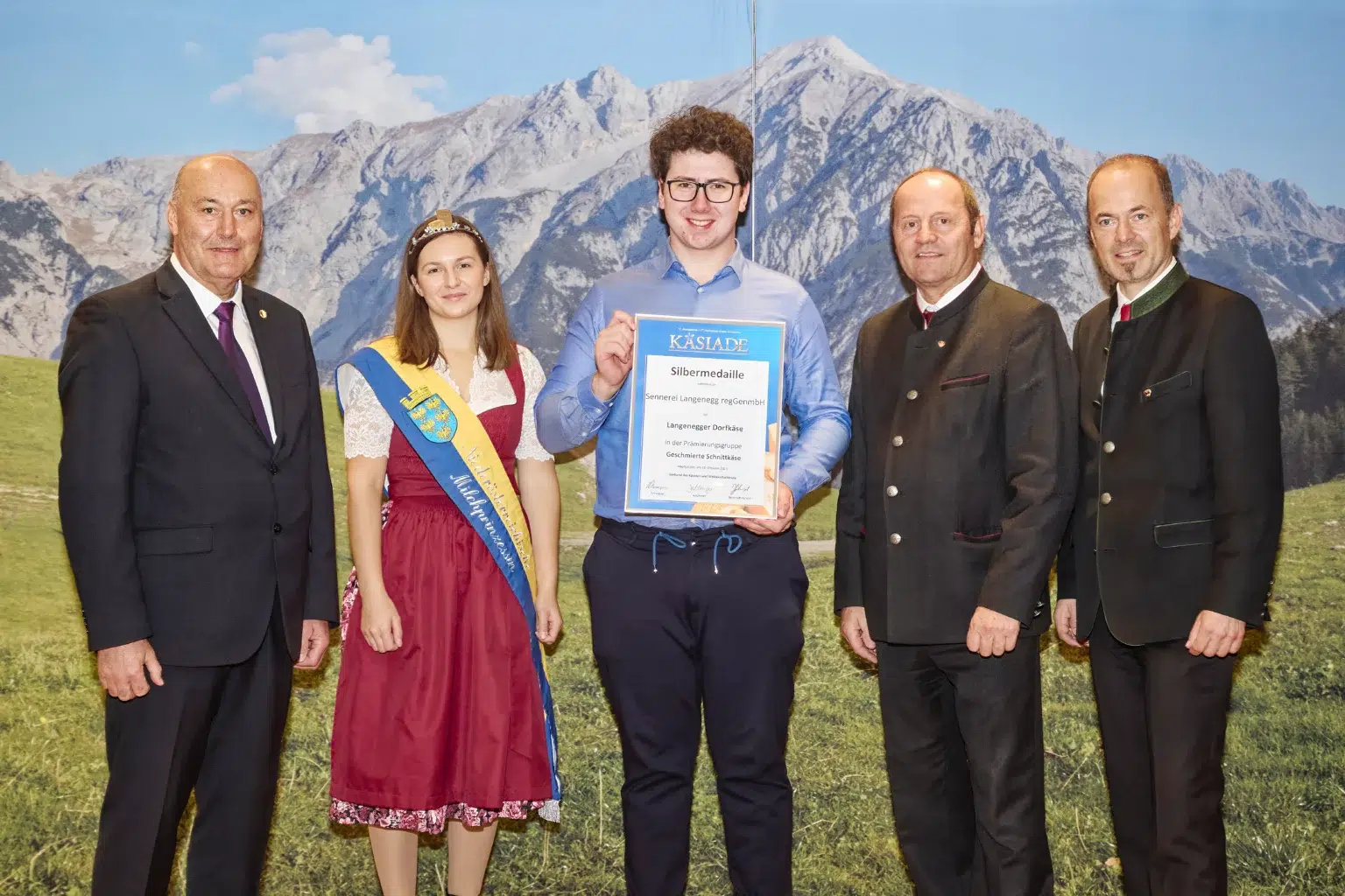 Silbermedaille Geschmierte Schnittkäse - Langenegger Dorfkäse - Sennerei Langenegg RegGenmbH