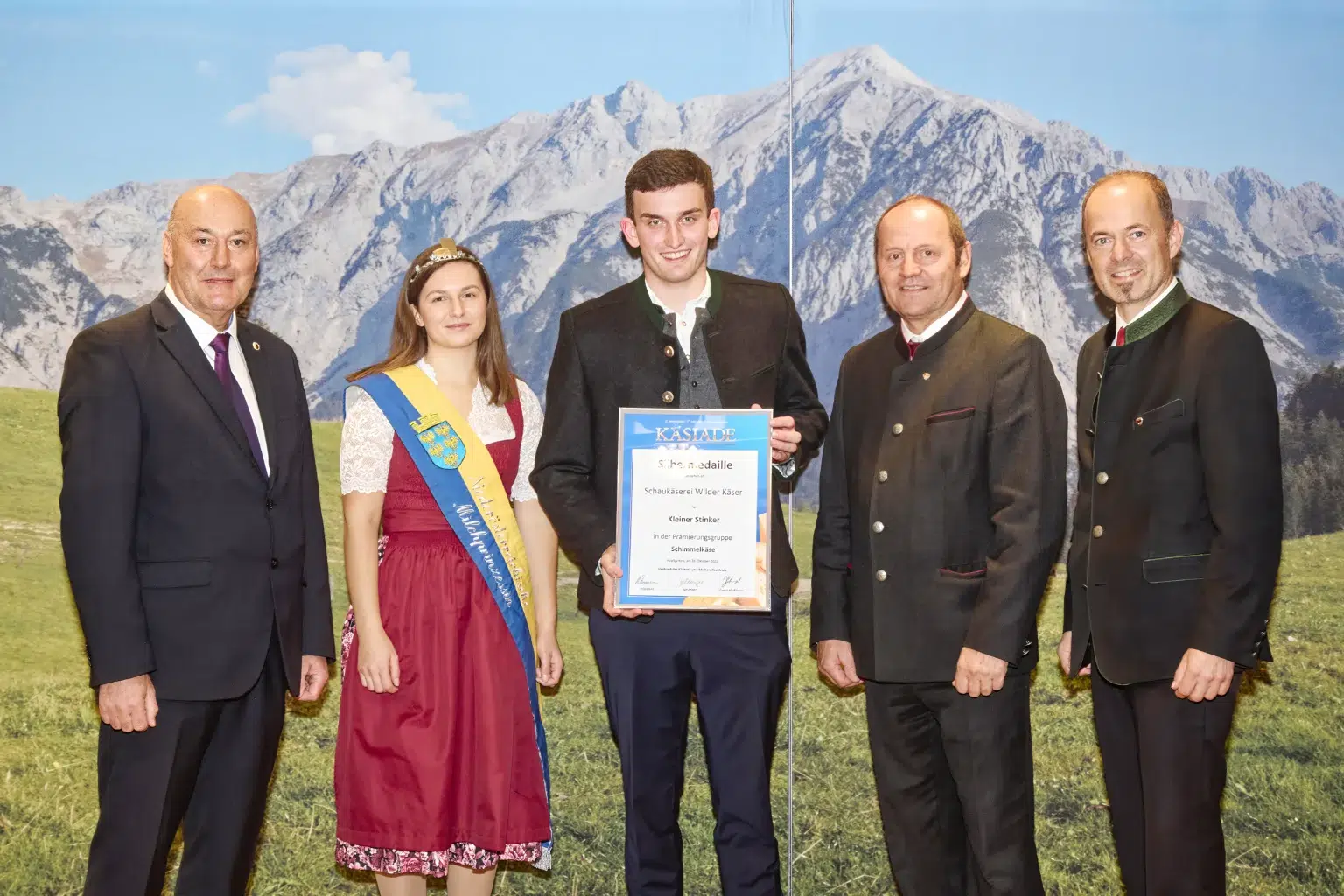 Silbermedaille Schimmelkäse - Kleiner Stinker - Schaukäserei Wilder Kaiser